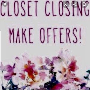 **CLOSET CLOSING FEBRUARY 2020**